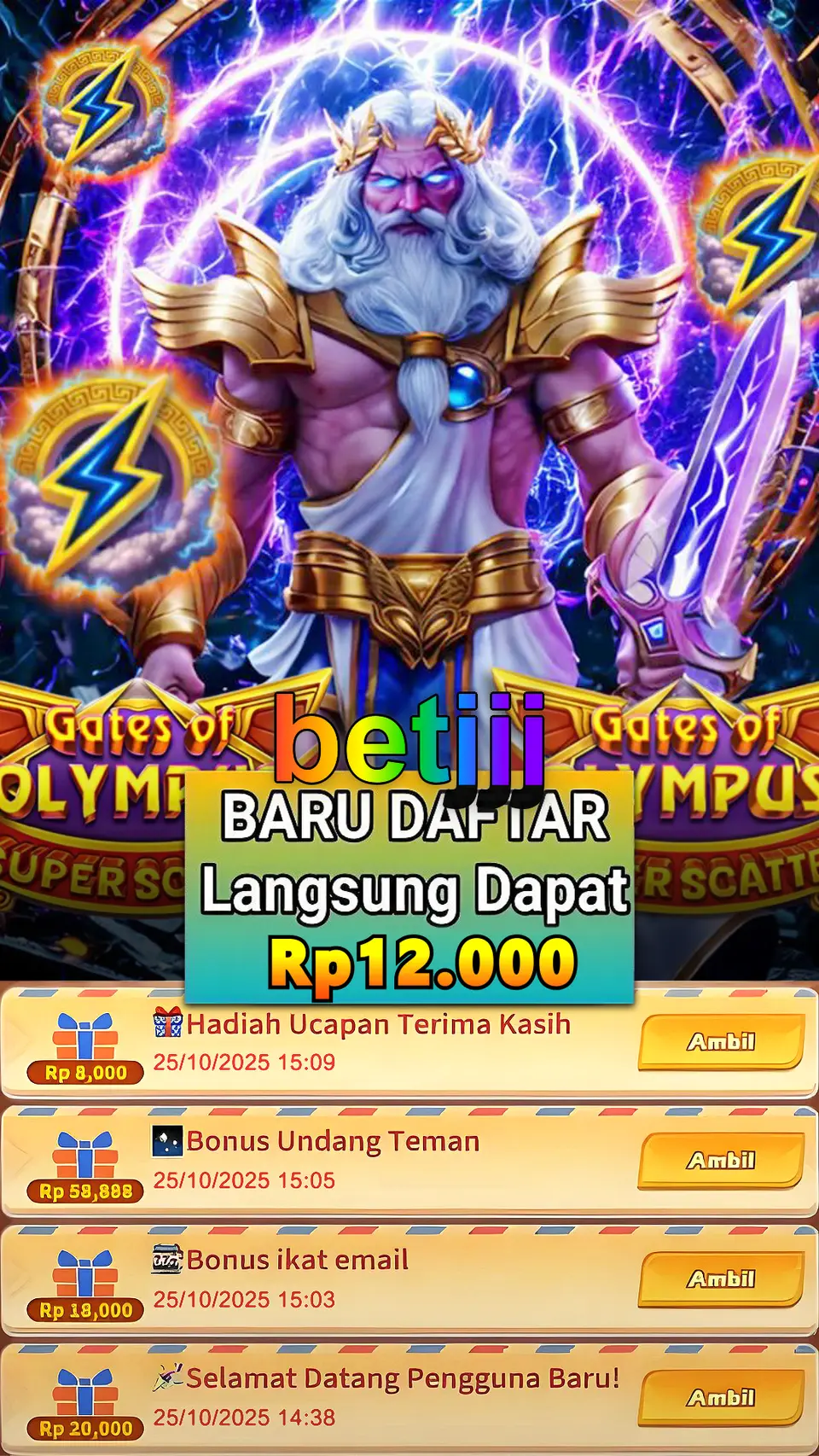 betjjj Tangkapan Layar Resmi APK